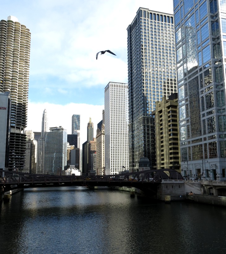 Chicago River from LaSalle St